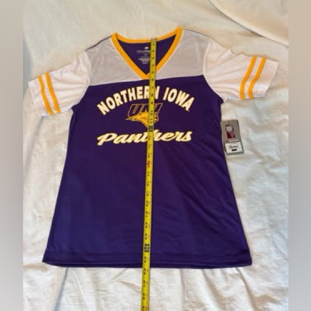 Colosseum‎ Purple and White Northern Iowa Panthers shirt top women’s uni